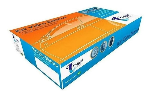 Kit Vidro Elétrico Tragial Gol Voyage G6 4 Portas Dianteiro
