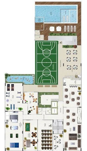 Imagem 8 de 11 de Apartamento, 3 Dorms Com 88.48 M² - Tupi - Praia Grande - Ref.: Vno101 - Vno101