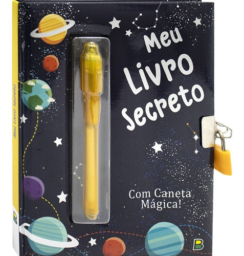 Meu Livro Secreto - Acompanha Caneta Mágica E Cadeado 