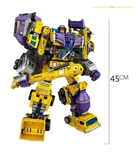 Nbk Transformers Devastator 45cm Amarillo