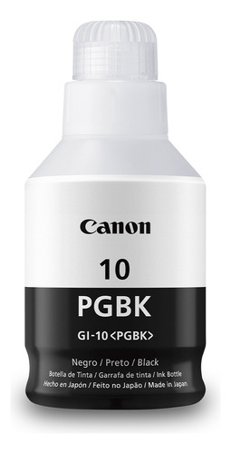 Botella De Tinta Canon  Gi-10 Pgbk