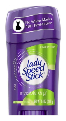 Lady Speed Stick Desodorante Invisible Dry Powder Fresh 