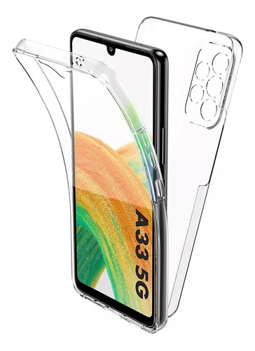 Samsung Galaxy A33 Case 360 Carcasa Protectora Transparente