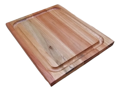 Tabla De Corte D Madera 24x30x1,8cm Recta Asado Picada Pizza