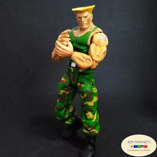 Guile Street Fighter Original Neca 18 Cm Soldado Coronel