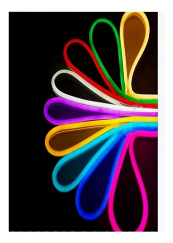 Tira Led Neón Flex Unicolor Decorativa Verde