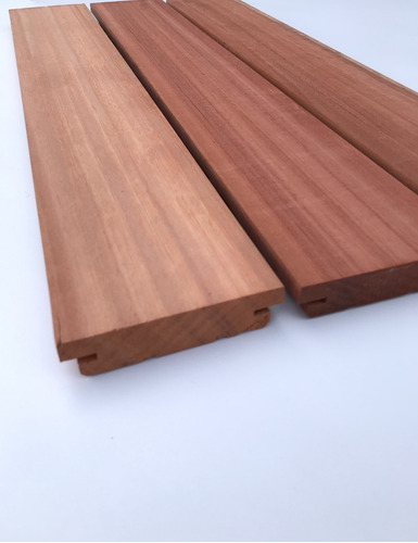Deck Clásico De Madera Maciza. Eucalipto Rostrata.