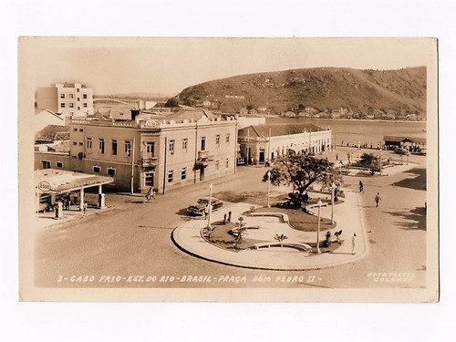 Cartao Postal Fotografico Cabo Frio Rj P Dom Pedro Anos 50