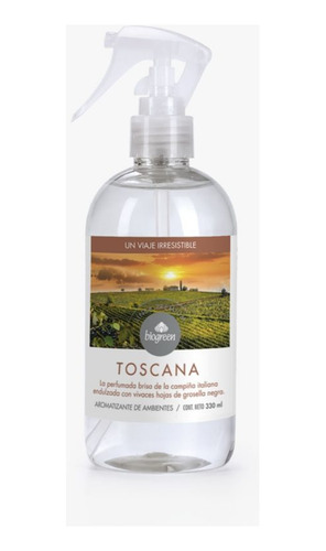 Aromatizante De Ambiente Premium Toscana 330 Ml Biogreen