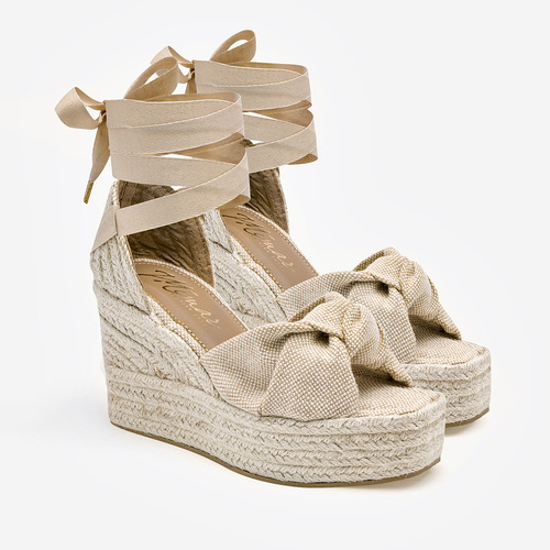 Alpargatas Mujer Mimar 1112 Beige 126-098