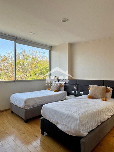 Pent-house Amueblado Y Equipado Con Roof Garden En La Colonia Del Valle Sur