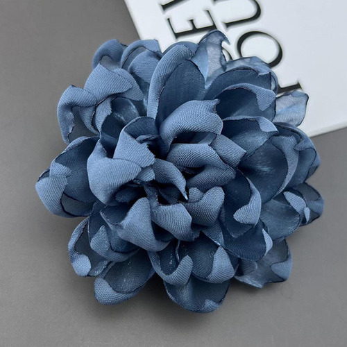 5 Broche De Flores Para Solapa Para Mujer, Azul Oscuro