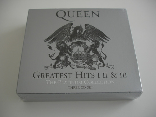 Cd Box Queen Greatest Hits 1, 2 E 3