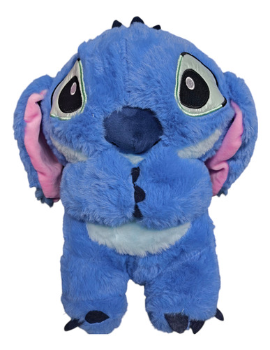 Peluche De Stitch Que Respira Azul