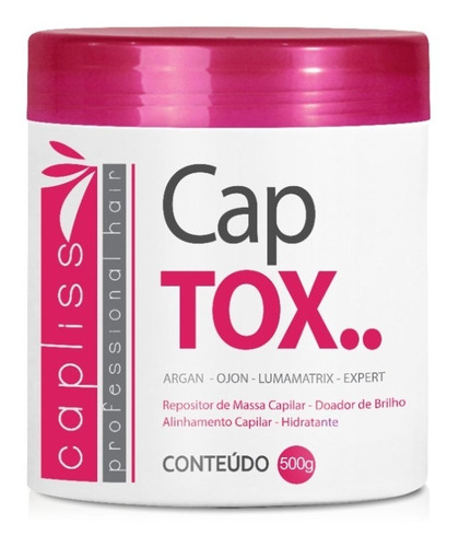 Captox Capilar Compativel Com Amonia Hene E Guanidina 500gr