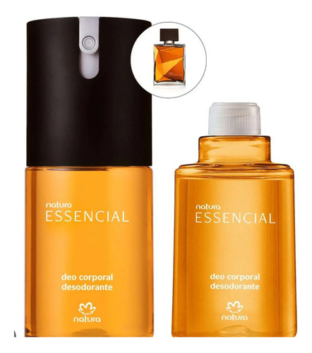 Desodorante Deo Essencial Natura Masculino+refil 100 Ml Cada Essencial