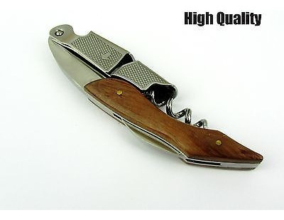Camareros De Bisagra Doble Sacacorchos Profesional Mango De