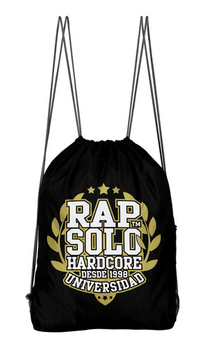 Bolso Deportivo Rap Solo Hardcore  (d0565 Boleto.store)