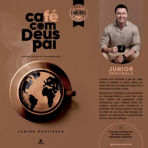 Kit Livro Devocional Café Com Deus Pai E Livro Devocional Conversa Com Deus Pai