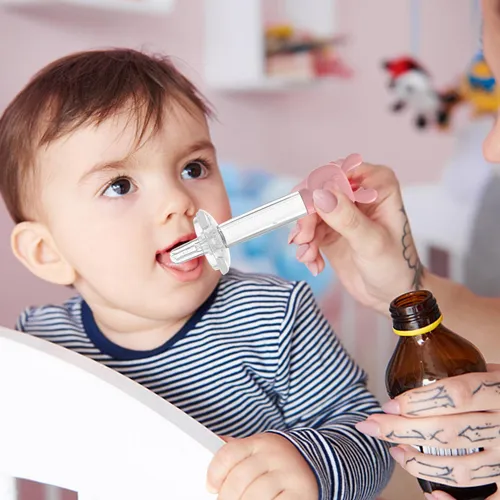 Chupete Medicinal Jeringa De Medicina Para Bebés De Dibujos