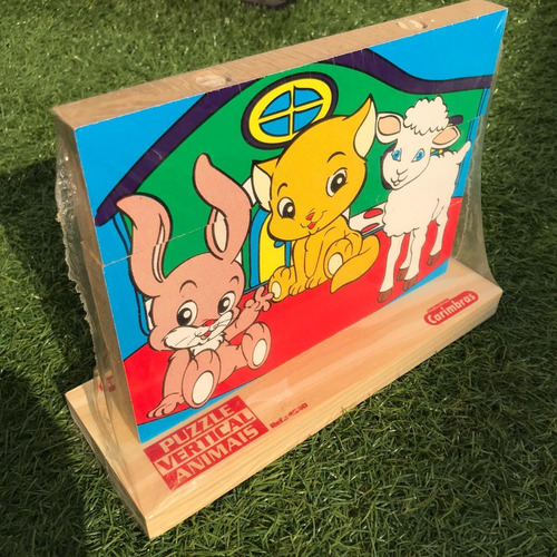 Imagem 8 de 9 de Brinquedo Educativo Madeira Quebra Cabeça Animais