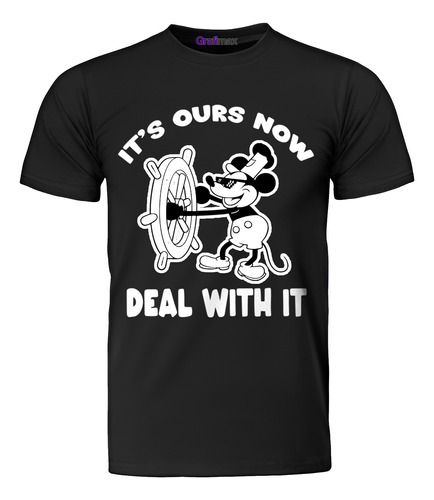 Polera Mickey Steamboat Deal With It Grafimax