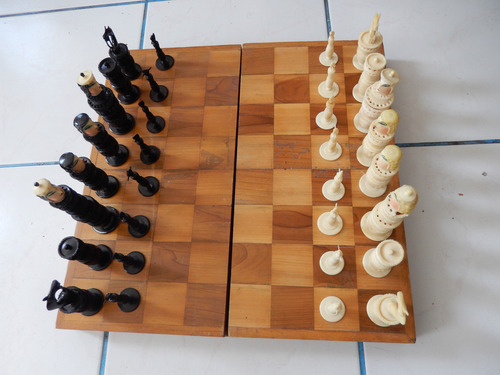 Juego Ajedrez Completo Vintage (Usado)