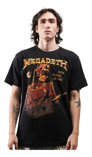 Camiseta Oficial Megadeth So Good So What Rock Activity