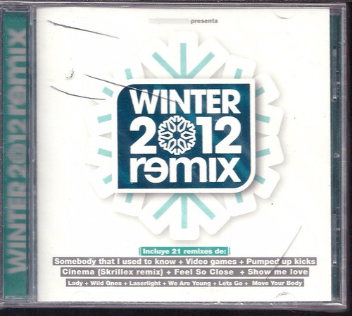 Winter 2012 Remix 21 Temas Remixes Sello Remix Cd Sellado