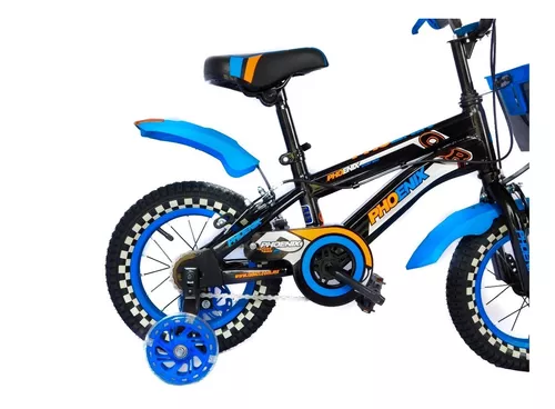 Bicicleta Infantil Para Niño R12 Con Accesorios Incluidos
