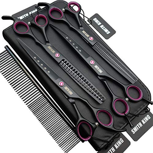 7.0 Inches Professional Dog Grooming Scissors Set Strai...