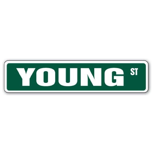 Young Street Sign Childrens Name Room Sign | Interior/e...