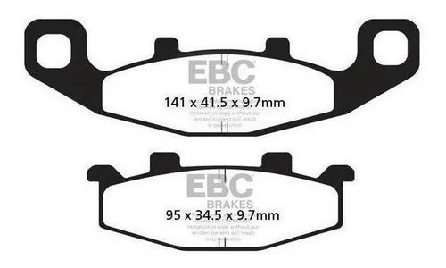 Pastillas Freno Ebc Brakes Kawasaki Kle 500 B1p/b6f/b7f