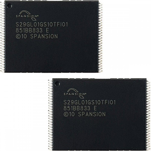 2x Ci Memoria Nor Flash 1gb 9.1mhz 128kb S29gl01gs10tfi010