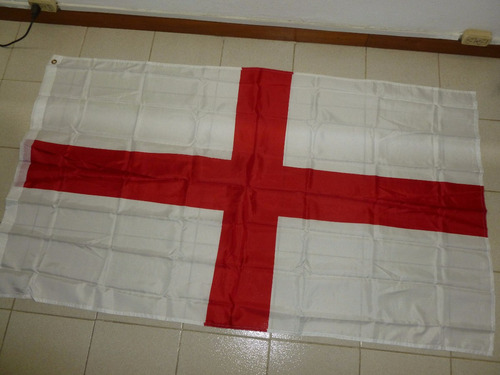 Banderas De Inglaterra Y Brasil 1,50 X 0,90 Cm Reversibles