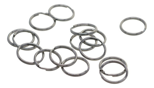 Aa 100pcs Anillos Divididos De Acero Inoxidable Conectores