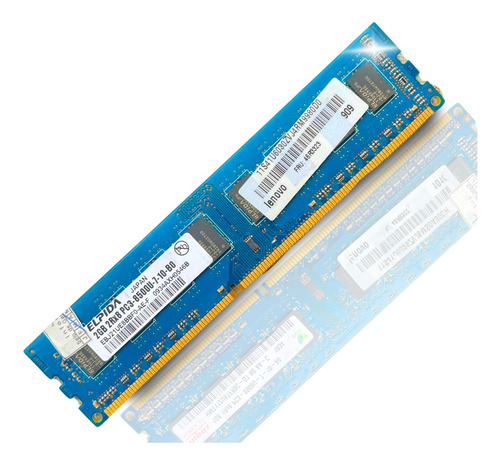 Memória Ram Elpida 2gb Ddr3 1060mhz Azul Desktop Pc Udimm (Recondicionado)
