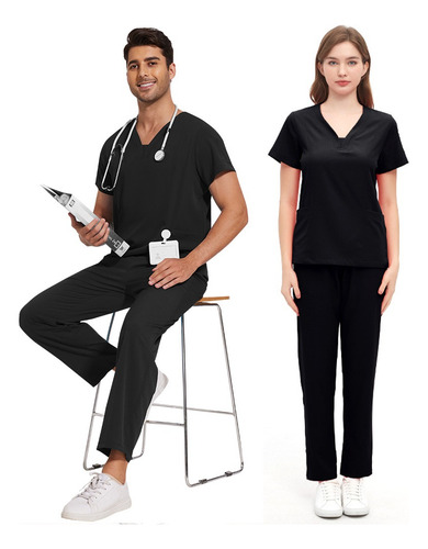 Pijama Quirúrgica Scrub Jogger Uniforme Medico Antifluido