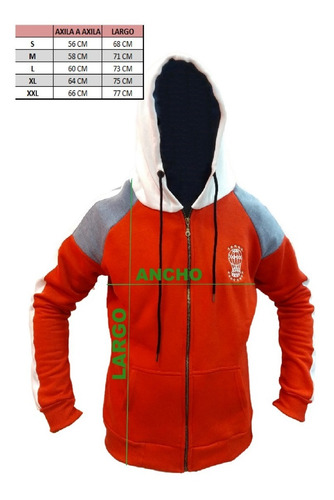 Imagen 10 de 10 de Campera Huracán Algodón Rústico Tric Hood