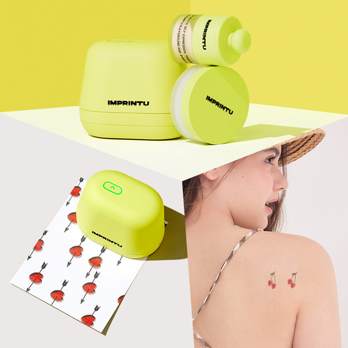 Impresora De Tatuajes Temporales Imprintu LG Android E Ios Color Verde Lima