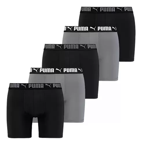 Calzoncillos Puma Placed Logo Boxer Negro