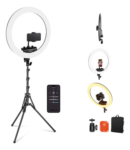 Neewer Aro De Luz Profesional Con Soporte Y Soporte