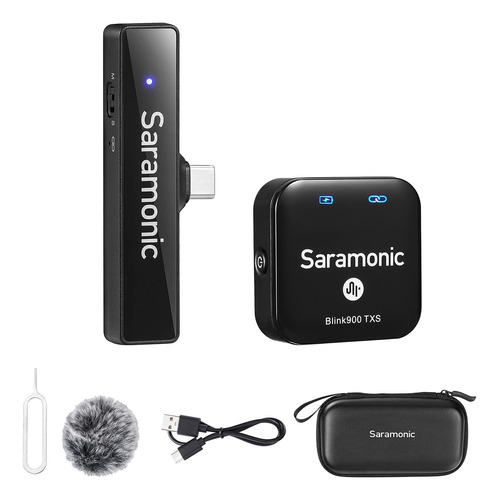 Saramonic Usb C Wireles Microfono Lavalier Para Entrevist...