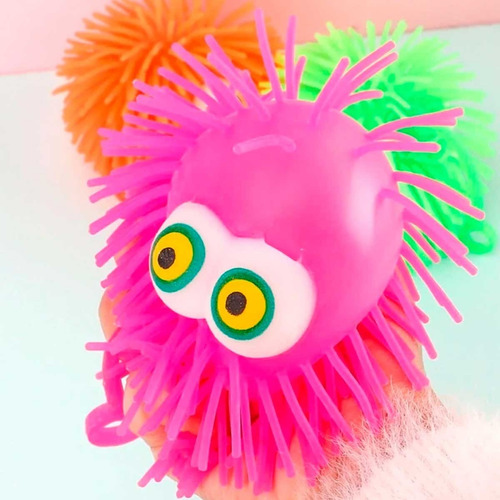 Imagen 3 de 5 de Yo Yo Squishy Monstruo Apretable Estirable Antiestrés Luz