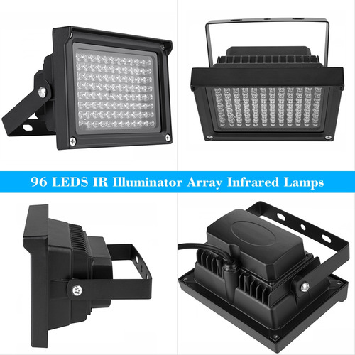 Reflector 96 Led Luz Infraroja Para Cctv Par Vision Nocturna