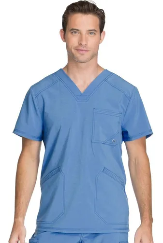 Top Hombre - Uniformes Clinicos - Cherokee - Celeste