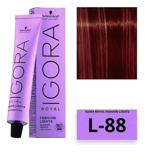  Tintura Igora L88 Fashion Ligth Schwarzkopf  60g Tono L-88