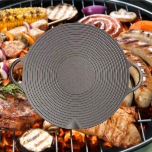 Sartén Para Parrilla, Sartén Gruesa Y Resistente,