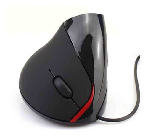 Mouse Vertical Ergonómico De Cable Usb 5 Botones Óptico Fino