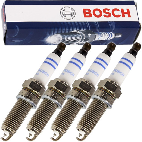 Kit 4 Bujias Bosch Platino Chery Tiggo 3 1.6 Hyundai I10 1.2